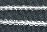 CNC58 15.5 inches 6mm round grade A natural white crystal beads