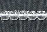 CNC59 15.5 inches 10mm round grade A natural white crystal beads