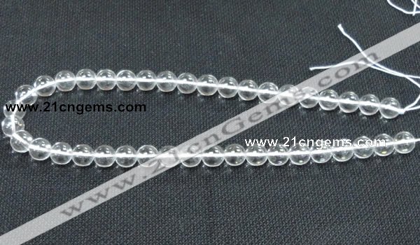 CNC59 15.5 inches 10mm round grade A natural white crystal beads