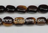 CNG01 15.5 inches 9*12mm nuggets yellow tiger eye gemstone beads