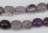 CNG04 15.5 inches 9*12mm nuggets amethyst gemstone beads