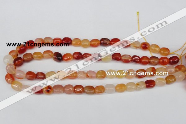 CNG06 15.5 inches 9*12mm nuggets agate gemstone beads