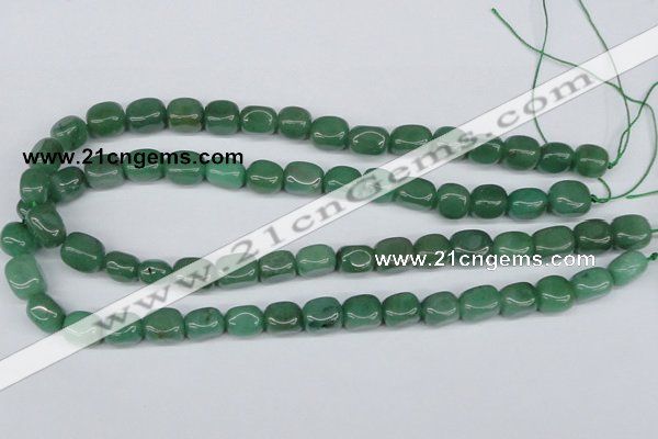 CNG08 15.5 inches 9*12mm nuggets green aventurine beads