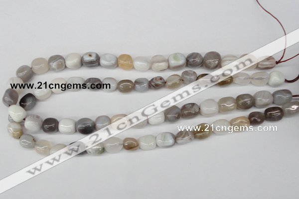 CNG10 15.5 inches 9*12mm nuggets botswana agate gemstone beads