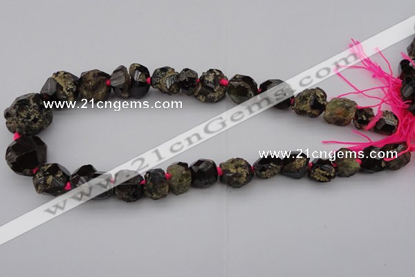 CNG1015 15.5 inches 10*14mm - 18*25mm nuggets red garnet beads