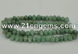 CNG1030 10*14mm - 13*18mm faceted nuggets green aventurine beads