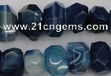 CNG1036 15.5 inches 10*14mm - 13*18mm faceted nuggets agate beads