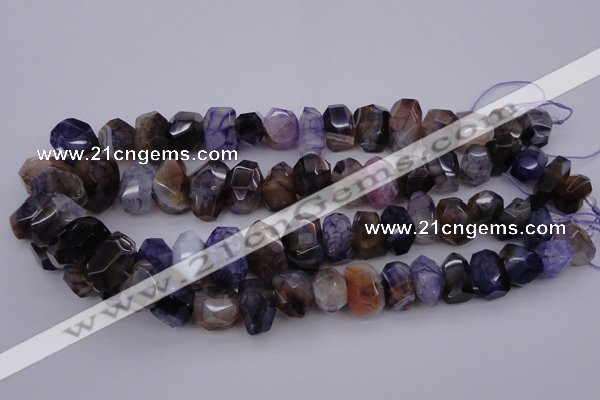 CNG1071 15.5 inches 10*14mm - 15*20mm faceted nuggets agate beads