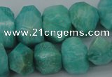 CNG1072 15.5 inches 13*18mm - 15*20mm faceted nuggets amazonite beads