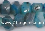 CNG1078 15.5 inches 10*14mm - 15*20mm faceted nuggets agate beads