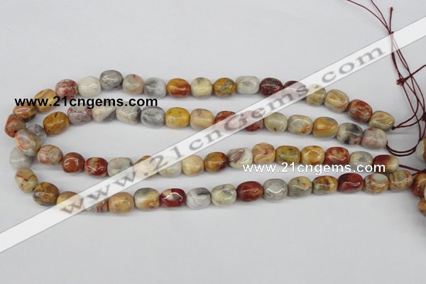 CNG11 15.5 inches 9*12mm nuggets agate gemstone beads