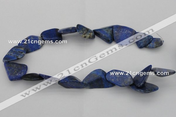 CNG1112 15.5 inches 13*18mm - 20*25mm freeform lapis lazuli beads