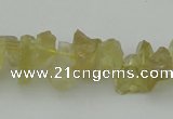 CNG1117 15.5 inches 8*12mm - 13*18mm nuggets lemon quartz beads