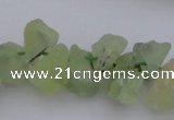 CNG1120 15.5 inches 8*12mm - 13*18mm nuggets green rutilated quartz beads