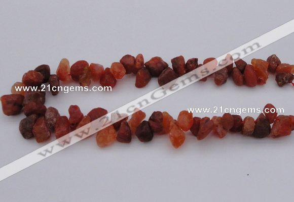 CNG1123 15.5 inches 8*12mm - 13*18mm nuggets red agate beads