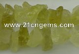 CNG1134 15.5 inches 8*12mm - 13*18mm nuggets lemon quartz beads