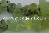 CNG1136 8*12mm - 13*18mm nuggets green rutilated quartz beads