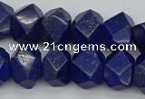 CNG1147 15.5 inches 10*14mm - 13*18mm faceted nuggets lapis lazuli beads