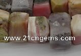 CNG1173 15.5 inches 12*16mm - 15*20mm nuggets pink opal gemstone beads