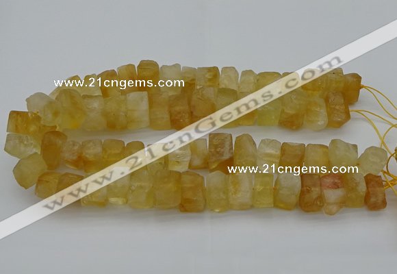 CNG1174 15.5 inches 12*16mm - 15*20mm nuggets citrine beads