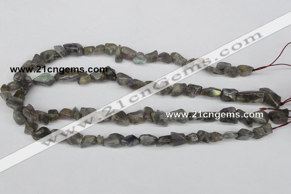 CNG12 15.5 inches 8*14mm nuggets labradorite gemstone beads