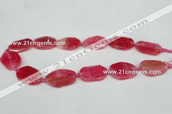 CNG1202 15.5 inches 20*30mm - 25*35mm freeform agate beads