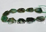 CNG1206 15.5 inches 20*30mm - 30*40mm freeform agate beads