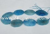 CNG1214 15.5 inches 25*40mm - 30*45mm freeform agate beads