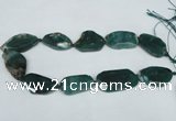 CNG1233 15.5 inches 20*35mm - 35*45mm freeform agate beads