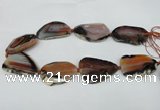 CNG1240 15.5 inches 30*40mm - 35*50mm freeform agate beads