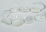 CNG1242 15.5 inches 30*40mm - 40*50mm freeform agate beads