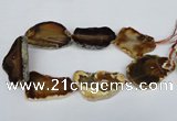 CNG1246 15.5 inches 30*50mm - 40*60mm freeform agate beads