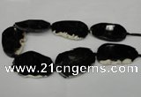 CNG1249 15.5 inches 35*40mm - 45*50mm freeform agate beads