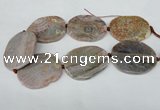 CNG1256 15.5 inches 40*50mm - 45*55mm freeform agate beads