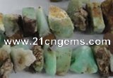 CNG1316 15.5 inches 12*16mm - 15*20mm nuggets australia chrysoprase beads