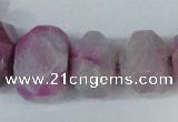 CNG1366 15.5 inches 8*12mm - 22*30mm faceted nuggets agate beads