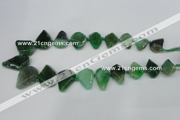 CNG1389 15.5 inches 15*20mm - 20*35mm freeform agate beads