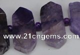 CNG1394 15.5 inches 15*25mm - 20*40mm wand agate gemstone beads