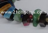 CNG1404 15.5 inches 10*15mm - 12*22mm nuggets agate gemstone beads