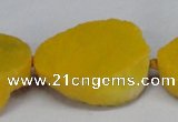 CNG1419 15.5 inches 25*35mm - 30*40mm freeform agate beads