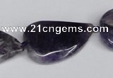 CNG1425 15.5 inches 22*30mm - 25*35mm freeform amethyst beads