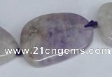 CNG1427 15.5 inches 20*30mm - 35*45mm freeform lavender amethyst beads