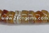 CNG1440 15.5 inches 6*12mm - 10*12mm nuggets agate gemstone beads