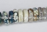 CNG1444 15.5 inches 6*15mm - 8*15mm nuggets agate gemstone beads