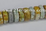 CNG1445 15.5 inches 6*15mm - 8*15mm nuggets agate gemstone beads