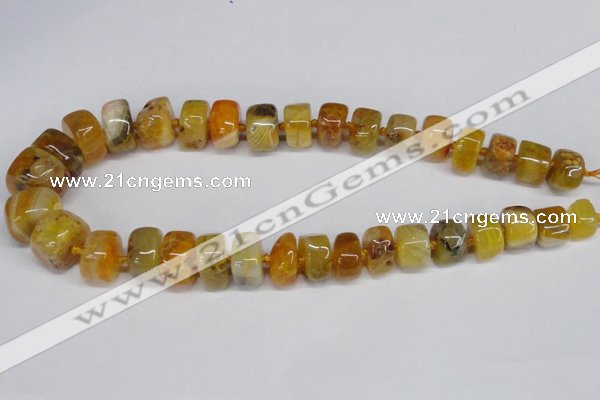 CNG1447 15.5 inches 10*14mm - 12*20mm nuggets agate gemstone beads