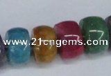 CNG1451 15.5 inches 10*18mm nuggets agate gemstone beads