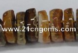 CNG1456 15.5 inches 8*25mm - 12*25mm nuggets agate gemstone beads