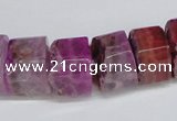 CNG1476 15.5 inches 8*15mm - 12*15mm nuggets agate gemstone beads