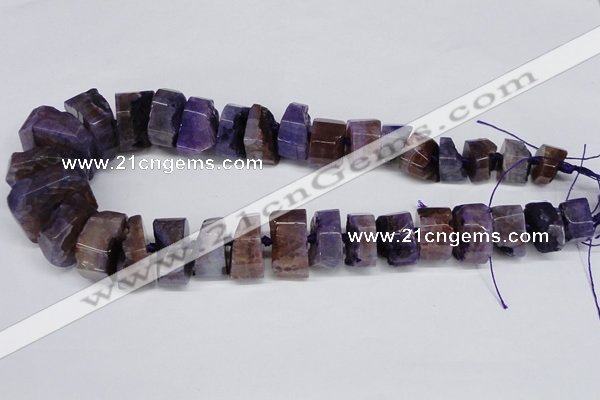 CNG1484 15.5 inches 10*15mm - 12*25mm nuggets agate gemstone beads